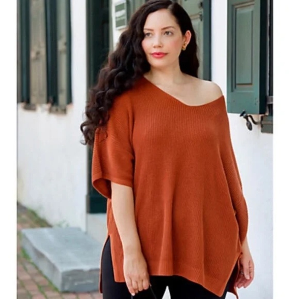GIRL WITH CURVES Oversized Tunic Sweater A452285